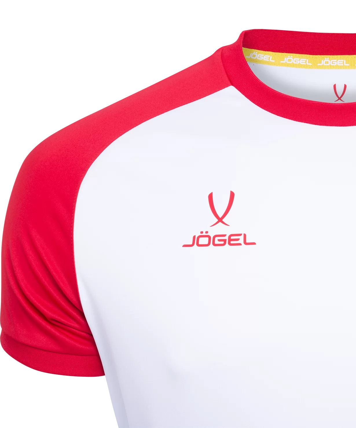 Фото Футболка игровая CAMP Reglan Jersey, белый/красный Jögel со склада магазина Спортев