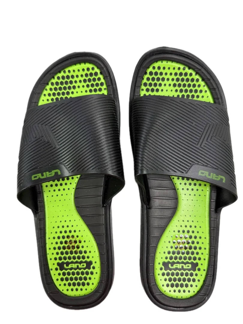Фото Шлепанцы Lano мужские зеленый KL-4-6143-5 со склада магазина Спортев