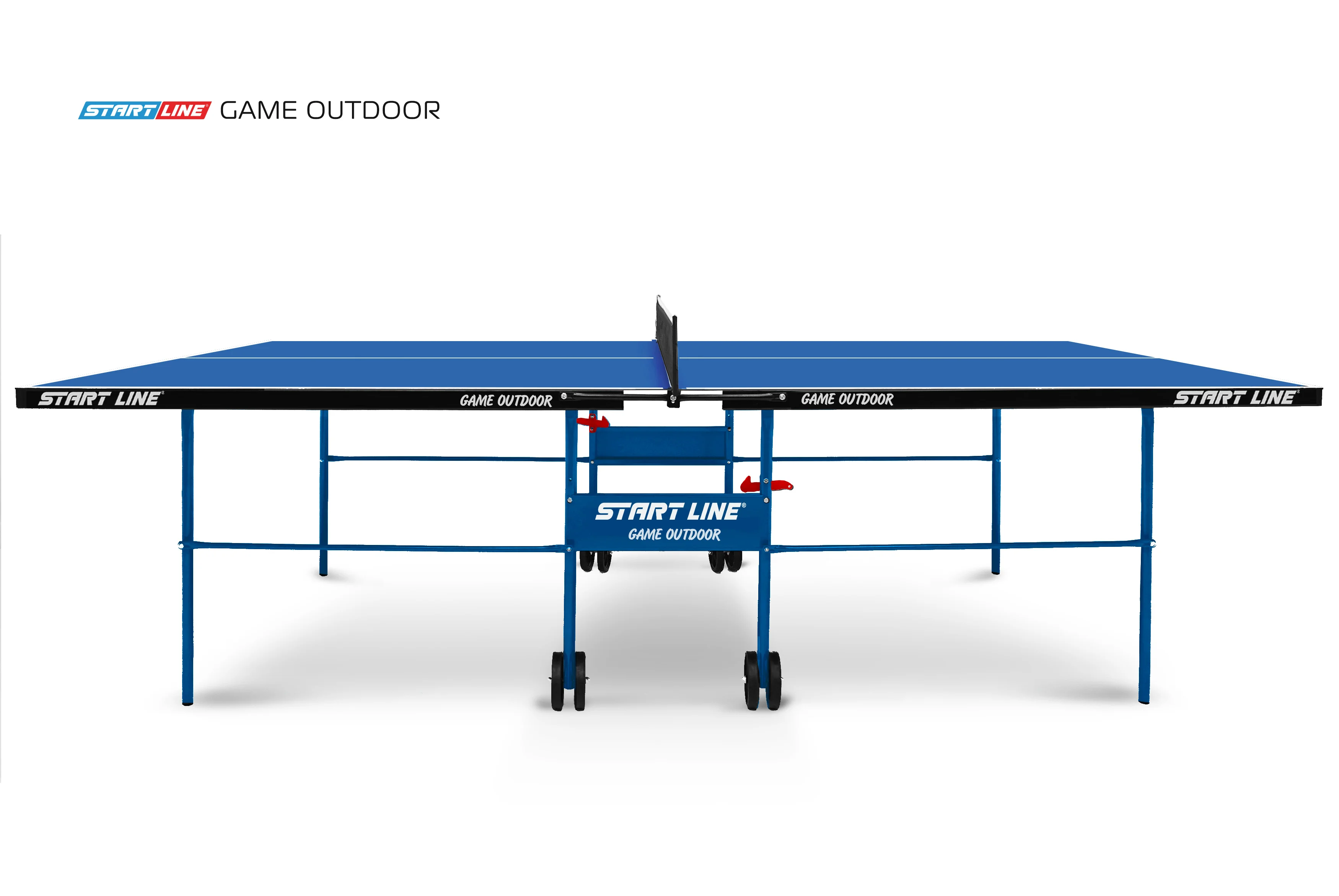 Фото Стол теннисный Game 6 Всепогодный с сеткой Синий со склада магазина Спортев