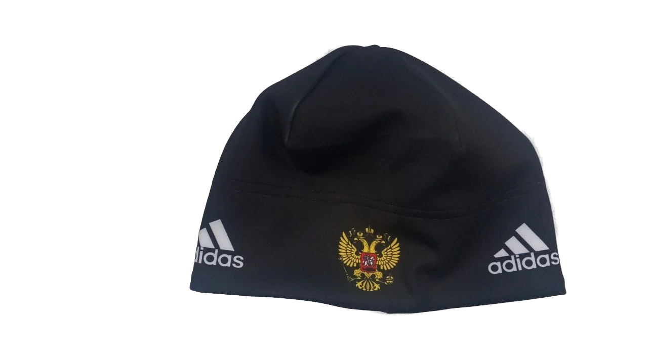 Фото Шапка гоночная с лого Adidas черный со склада магазина Спортев