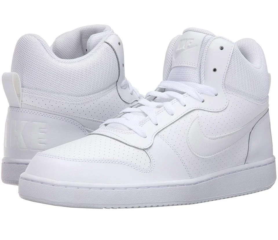 Кроссовки Nike Court Borough Mid белый 838938 111 Фото Кроссовки Nike Court Borough Mid белый 838938 111 со склада магазина Спортев