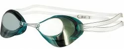 Очки для плавания Atemi R302M стартовые зеркальные силикон голубые