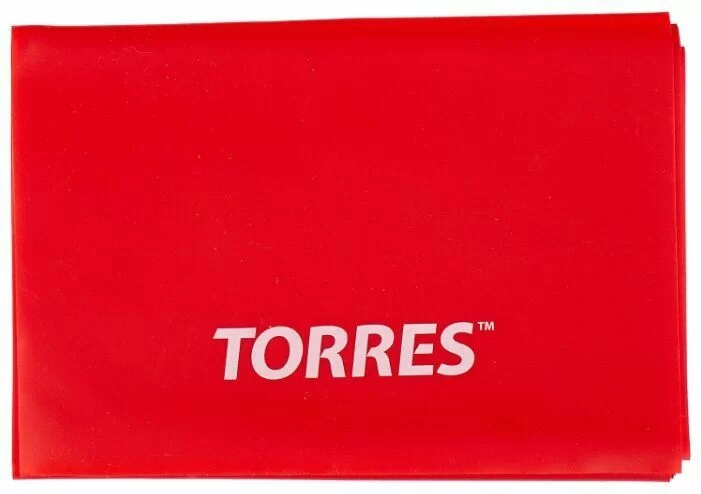 Фото Эспандер лента латексная Torres 120 х 15 см сопротивление 8 кг красный AL0020 со склада магазина СпортЕВ
