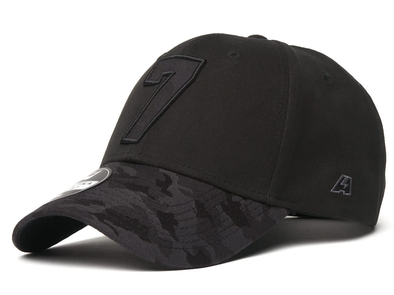 Фото Бейсболка №7 черная р.55-58 20689 со склада магазина Спортев