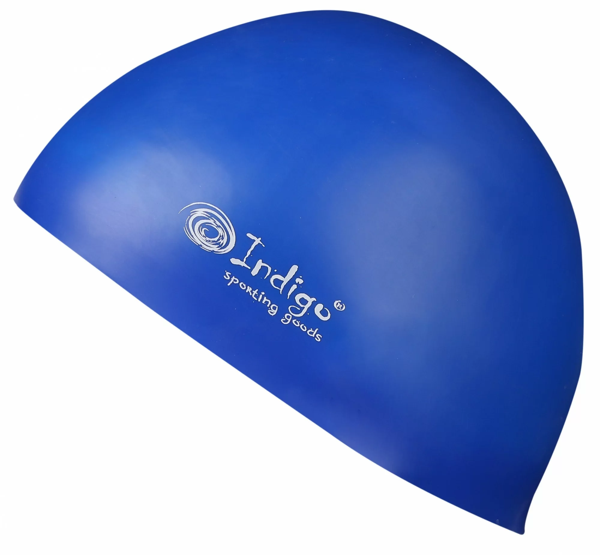 Фото Шапочка для плавания Indigo Стартовая 3Dформа синяя IN085 со склада магазина СпортЕВ