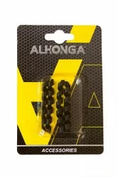 Накладка защитная на оболочку троса Alhonga  (4шт) черн. HJ-PX008-BK