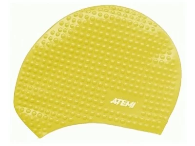 Фото Шапочка для плавания Atemi силикон бабл желтая BS30 со склада магазина СпортЕВ