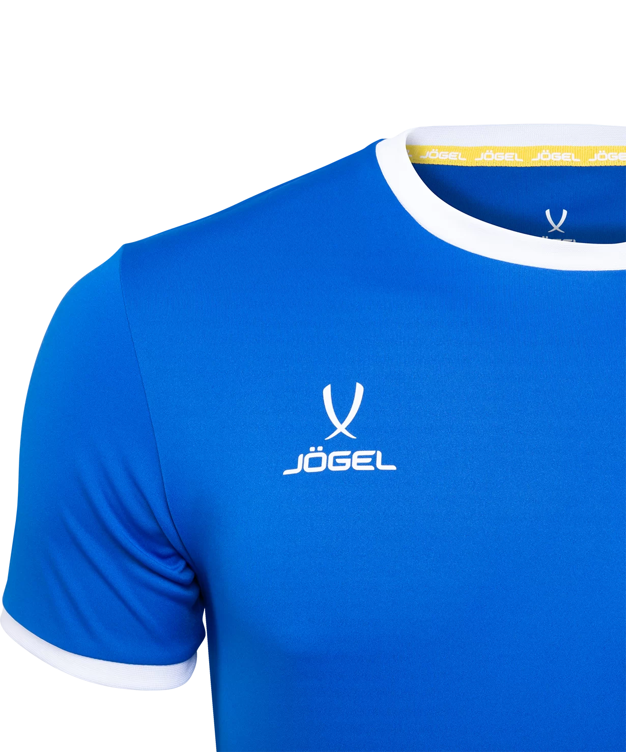Фото Футболка футбольная CAMP Origin, синий/белый, детский Jögel со склада магазина Спортев