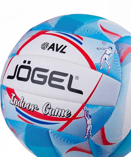 Фото Мяч волейбольный Jogel Indoor Game голубой/белый 18100 со склада магазина СпортЕВ