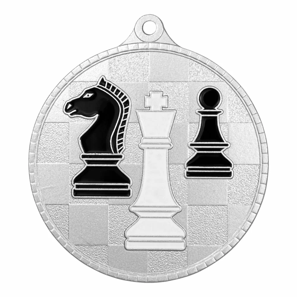 Фото Медаль MZP 570-55/S шахматы (D-55мм, s-2 мм) со склада магазина Спортев