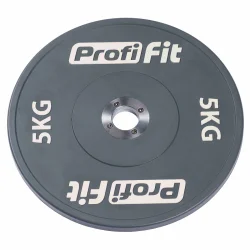 Диск профессиональный обрезиненный (цветной) D51 мм PROFI-FIT 5 кг