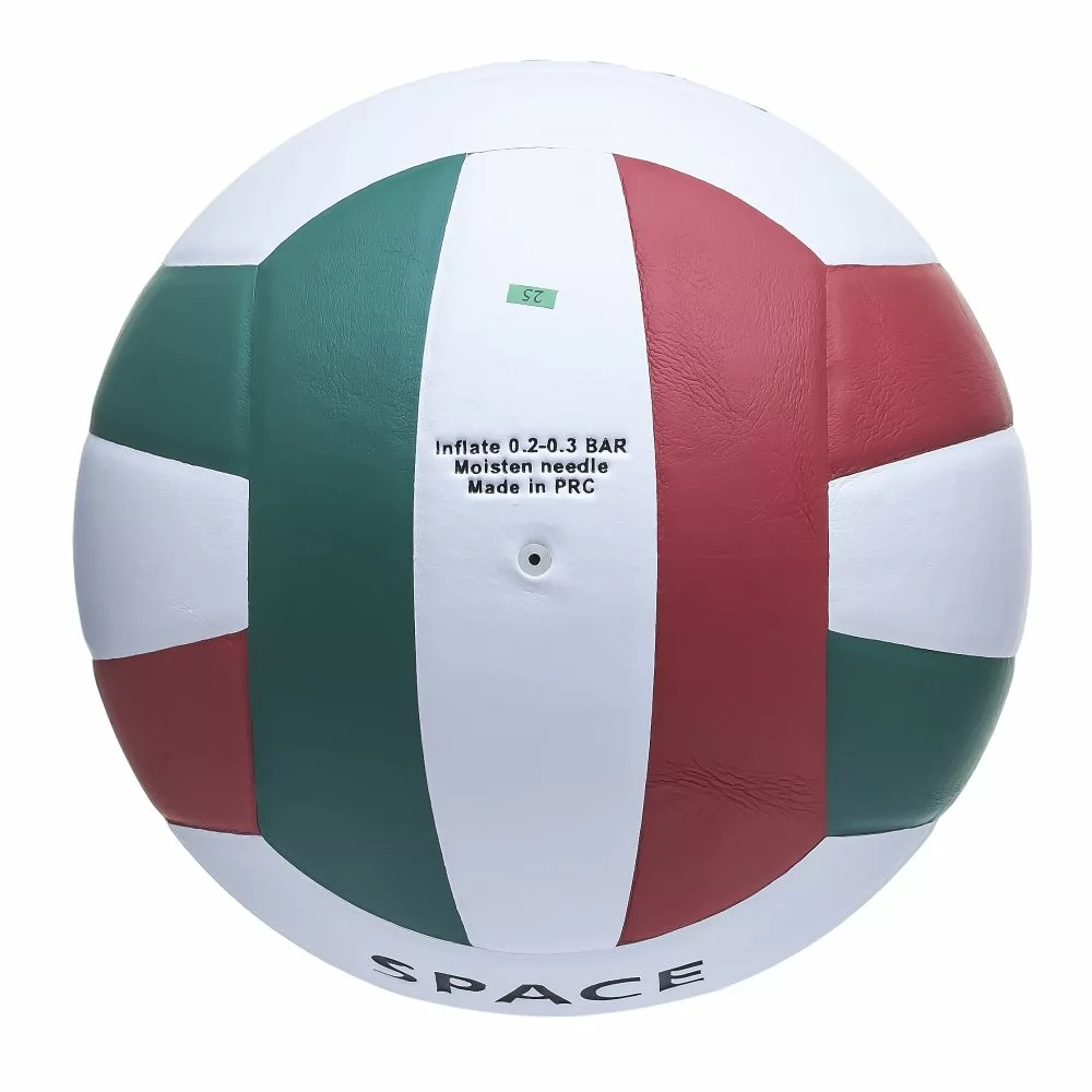 Фото Мяч волейбольный Atemi Space синт кожа, RU Soft зеленый/белый/красный со склада магазина СпортЕВ