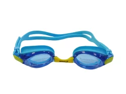 Очки для плавания Whale Y06602(CF-6602) подростковые голубой-желтый/синий