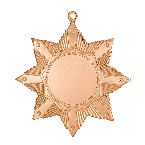 Фото Медаль MZ 132-60/В (60х60мм, D-25мм, s-2мм) со склада магазина Спортев