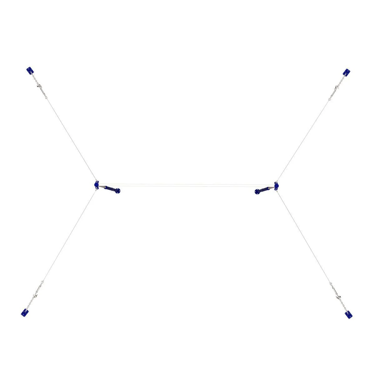 Фото Перекладина гимнастическая универсальная (на растяжках) ZAVODSPORTA со склада магазина Спортев