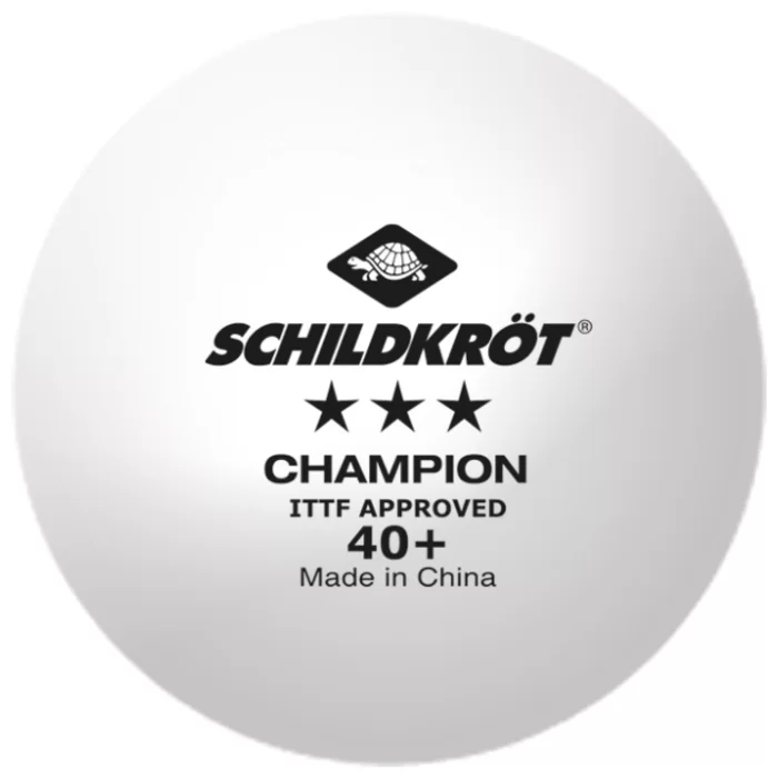 Фото Мяч для настольного тенниса Donic-Schildkrot Champion ITTF белый (1 шт.) 16062/1 со склада магазина СпортЕВ