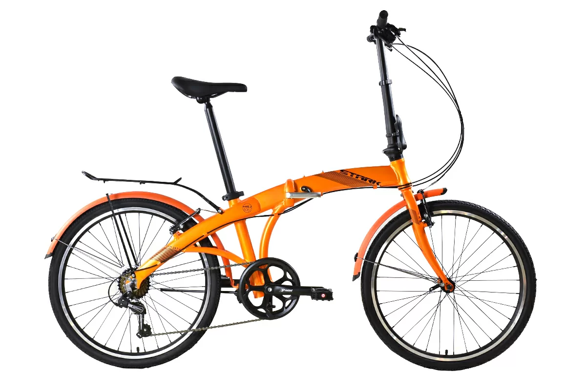 Фото Велосипед Stark Jam 24.1 V (2024) оранжевый/черный со склада магазина Спортев