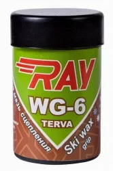 Мазь лыжная Ray WG-6 -10-25°C смоляная 35гр светло-зеленая WG-6-35