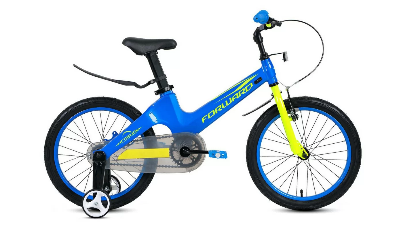 Фото Велосипед Forward Cosmo 18 (1ск) (2021) синий со склада магазина СпортЕВ