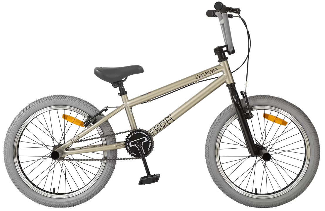 Фото Велосипед BMX TechTeam Goof 20" (2023) темно-песочный 590034 со склада магазина СпортЕВ