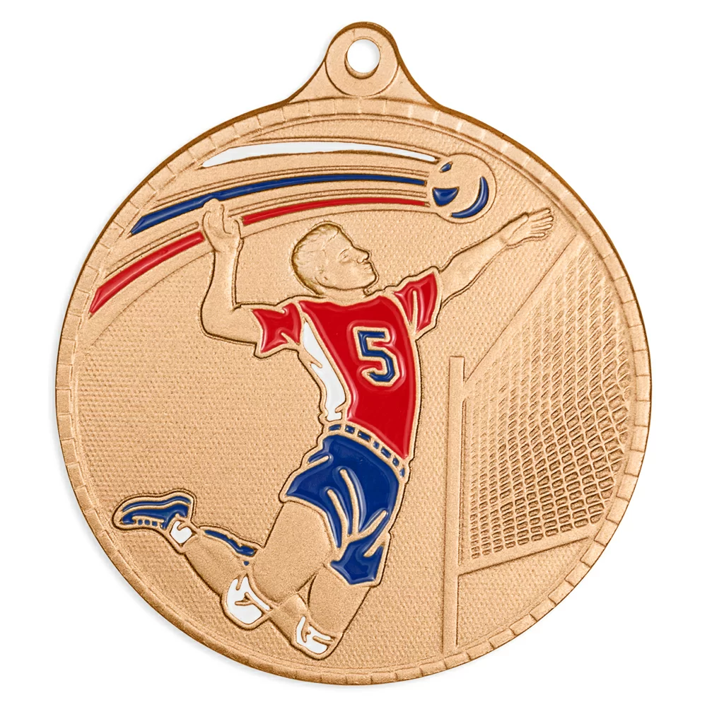 Фото Медаль MZP 594-55/В волейбол (D-55мм, s-2 мм) со склада магазина СпортЕВ
