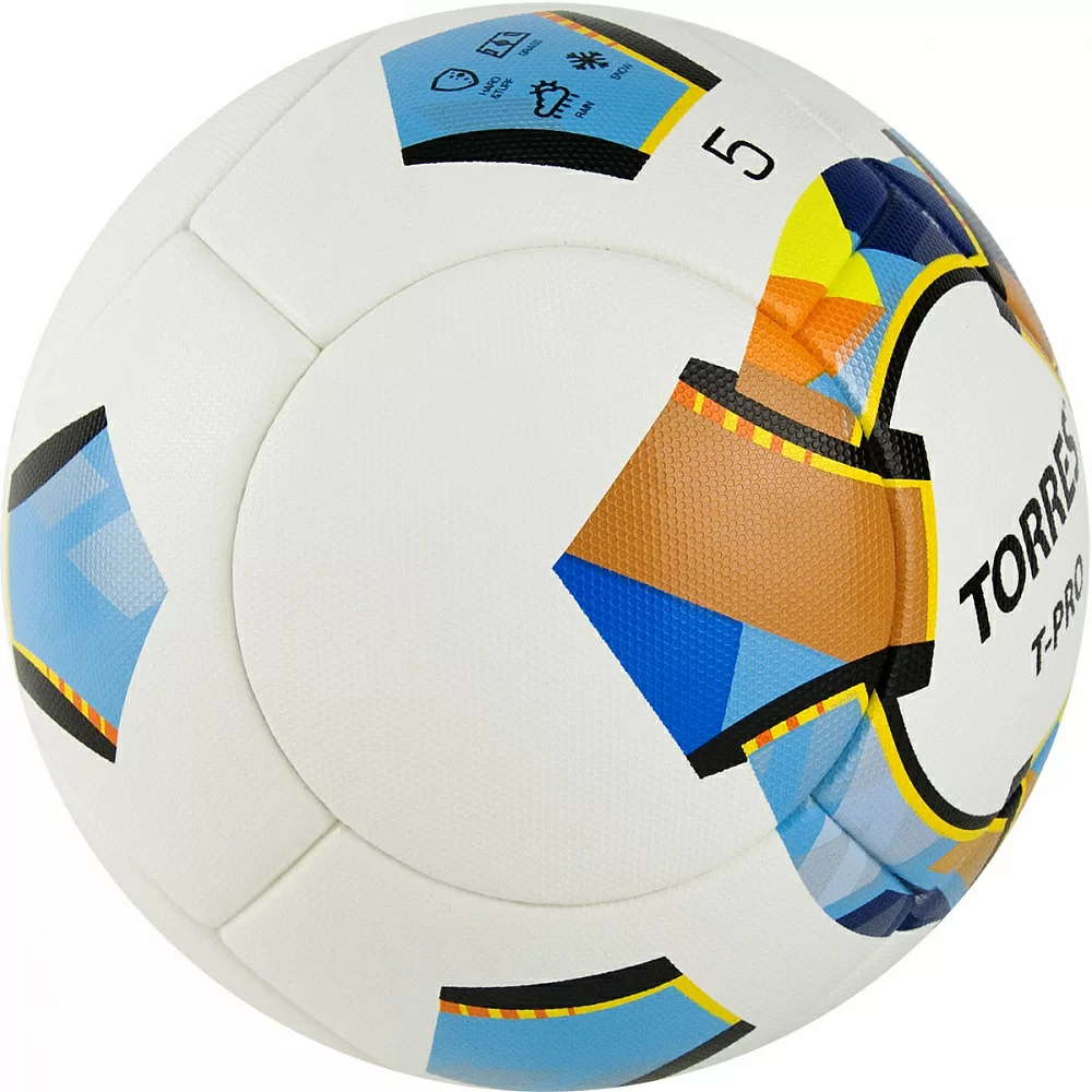 Фото Мяч футбольный Torres T-Pro №5 14 панел. PU-Microf бело-мульт F320995 со склада магазина СпортЕВ