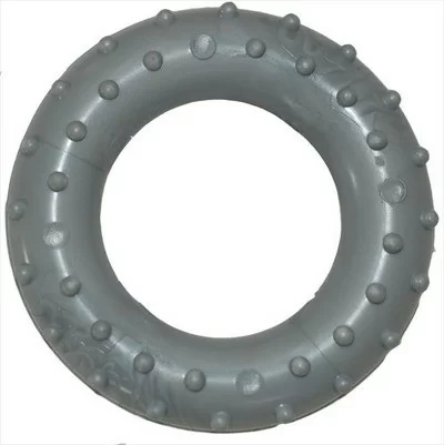Фото Эспандер-кольцо кистевой 30 кг массажный серый ЭРКМ-30 со склада магазина Спортев
