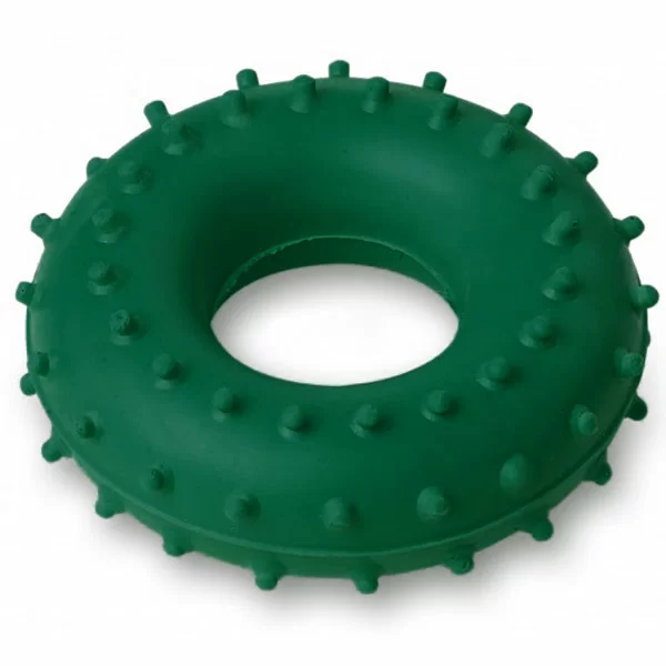Фото Эспандер-кольцо кистевой 20 кг массажный зеленый ЭРКМ-20 со склада магазина СпортЕВ