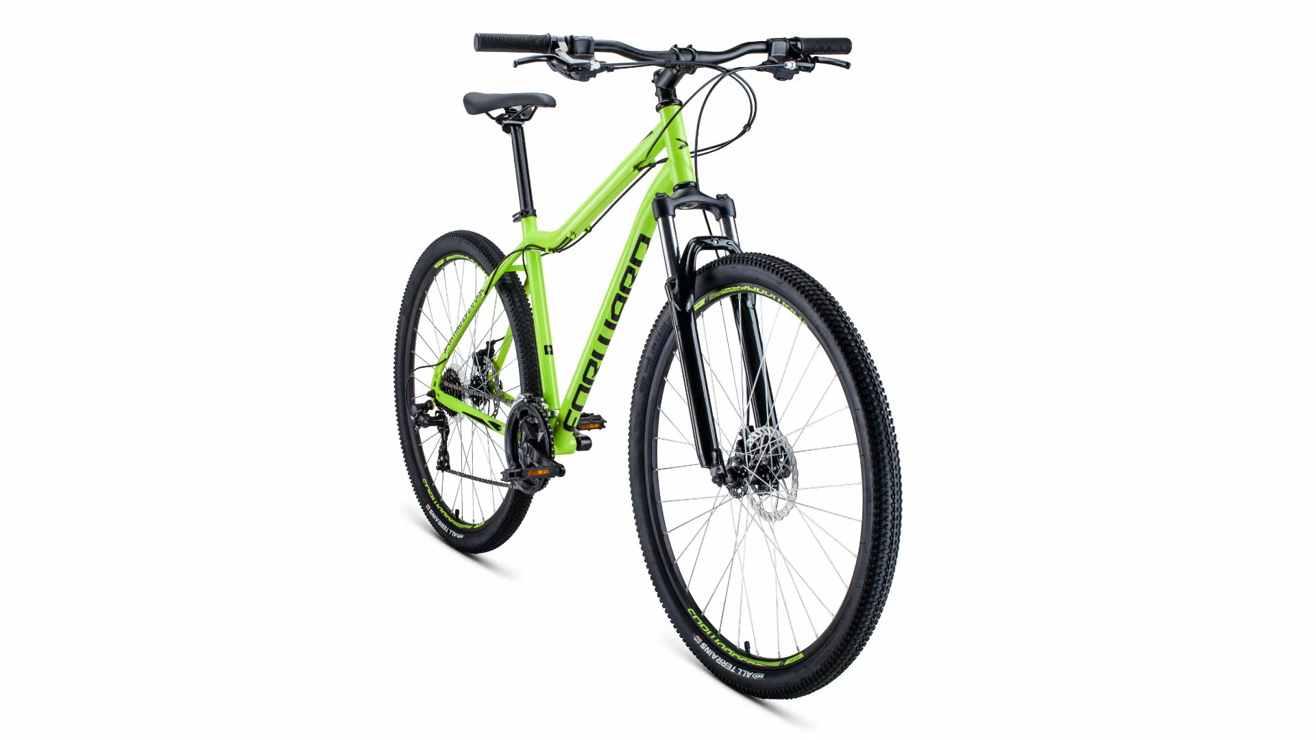Фото Велосипед Forward Sporting 29 2.0 disc (2021) светло-зеленый/черный со склада магазина СпортЕВ
