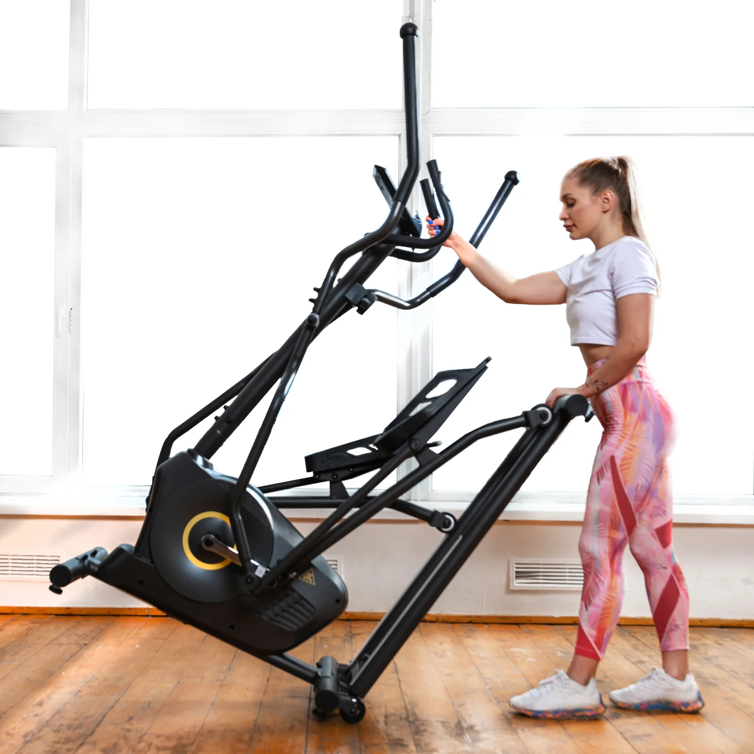 Фото Эллиптический тренажер DFC E6710T со склада магазина Спортев