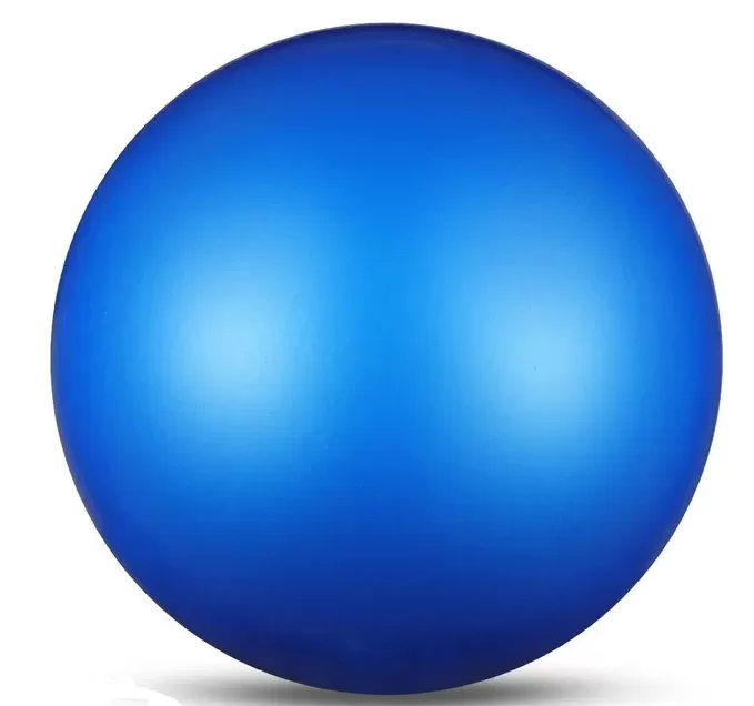 Фото Мяч для художественной гимнастики 15 см 300 г Indigo металлик синий IN315 со склада магазина СпортЕВ