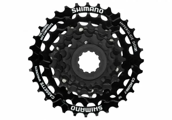 Кассета Shimano TY CS-HG200 7 скоростей 12-32Т 520118 Фото Кассета Shimano TY CS-HG200 7 скоростей 12-32Т 520118 со склада магазина Спортев