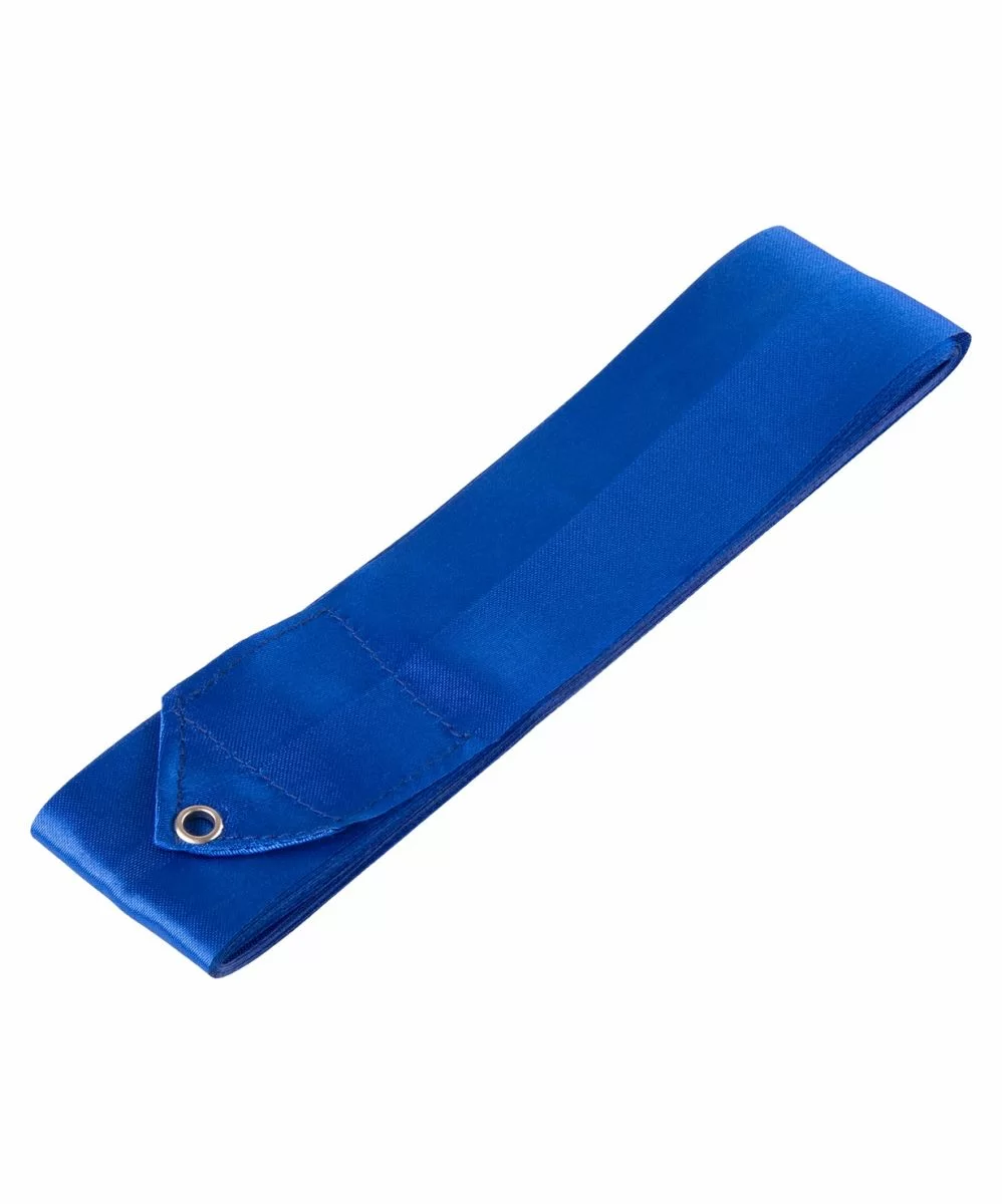 Фото Лента для художественной гимнастики с палочкой 6 м Amely AGR-201 синяя УТ-00012840 со склада магазина СпортЕВ