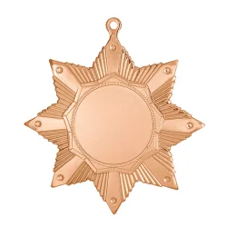 Медаль MZ 132-60/B (60х60мм, D-25мм, s-2мм)