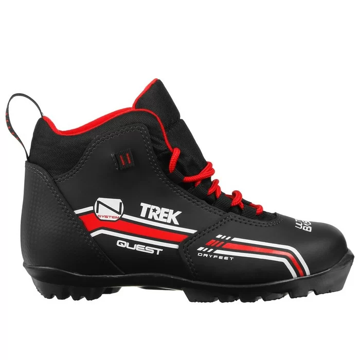 Фото Ботинки лыжные Trek Quest2 черный NNN 043226 со склада магазина СпортЕВ