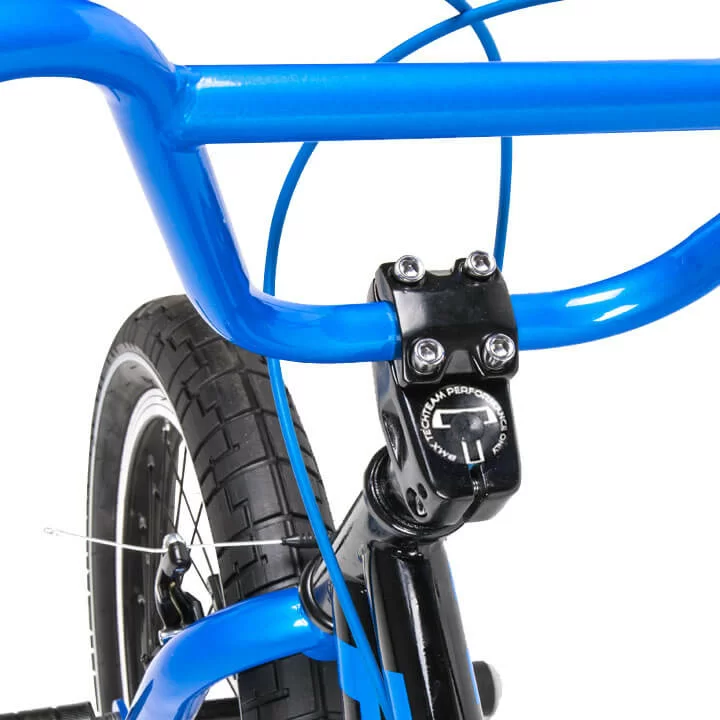 Фото Велосипед BMX TechTeam Fox 20" (2023) черно-бирюзовый/бирюзовый 370014 со склада магазина СпортЕВ