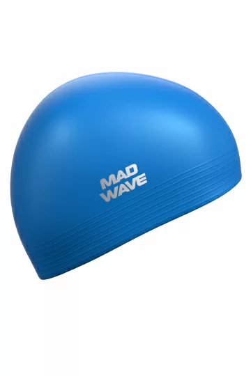 Фото Шапочка для плавания Mad Wave Solid Soft blue M0565 02 0 04W со склада магазина СпортЕВ