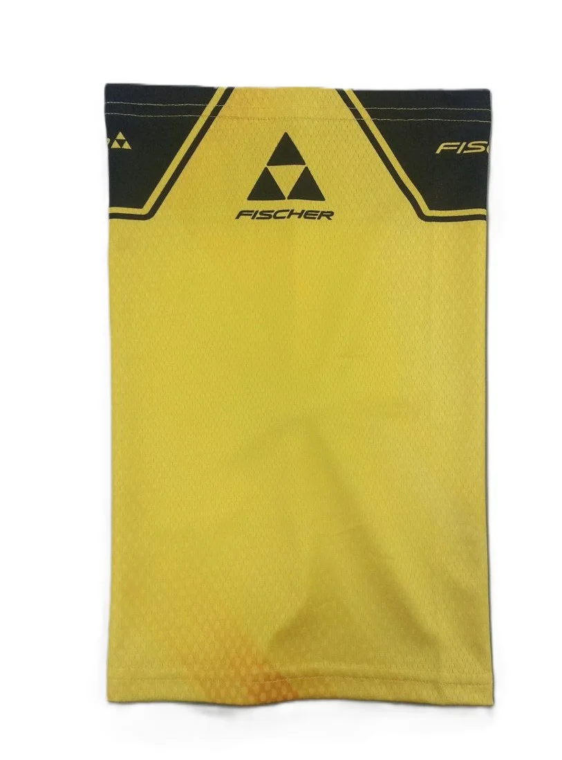 Фото Шарф-труба с лого Fischer желтый со склада магазина Спортев