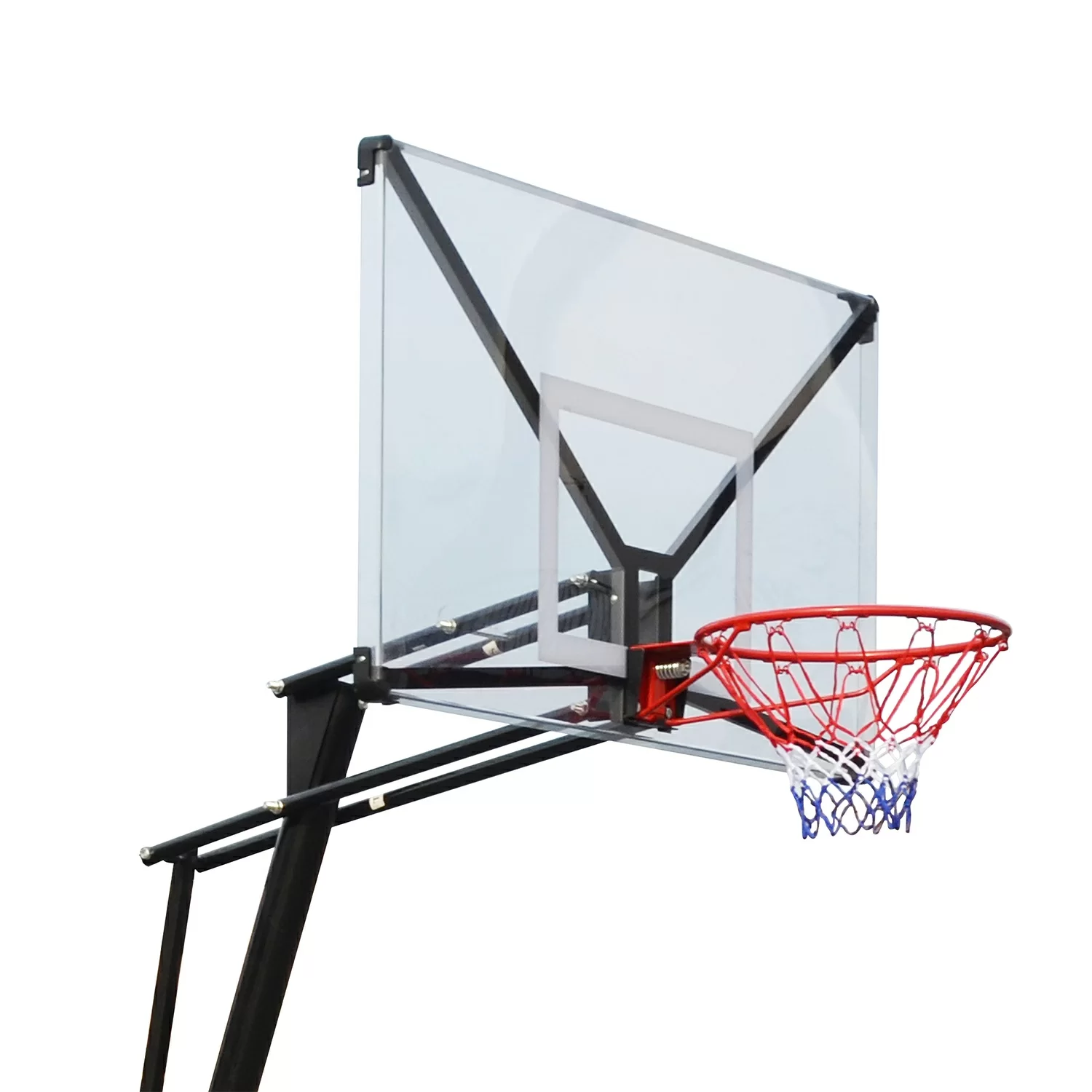 Фото Баскетбольная мобильная стойка DFC STAND54T 136x80см поликарбонат со склада магазина СпортЕВ