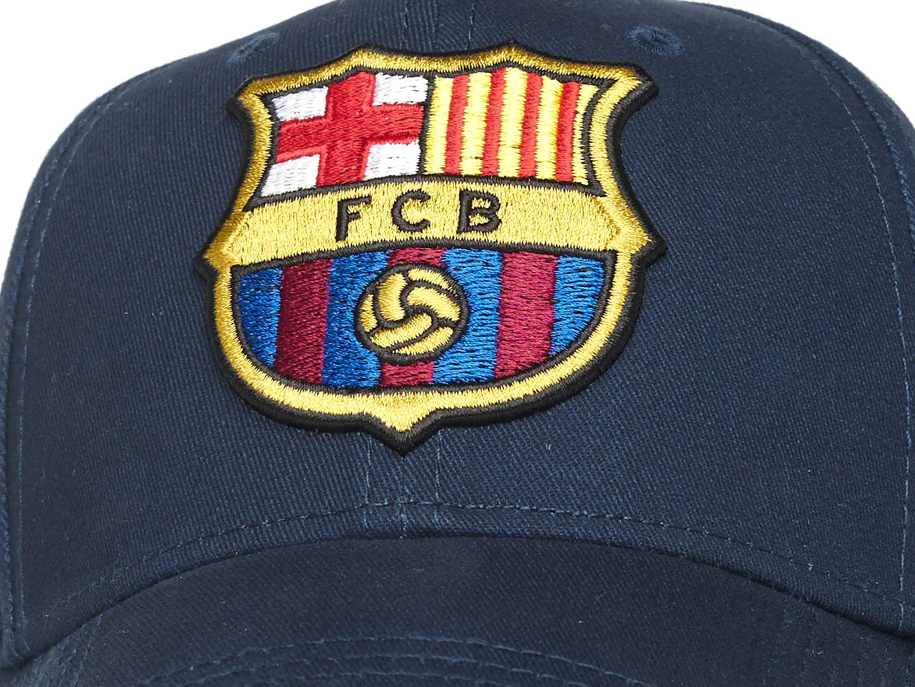 Фото Бейсболка Barcelona синяя р.55-58 107752 со склада магазина Спортев