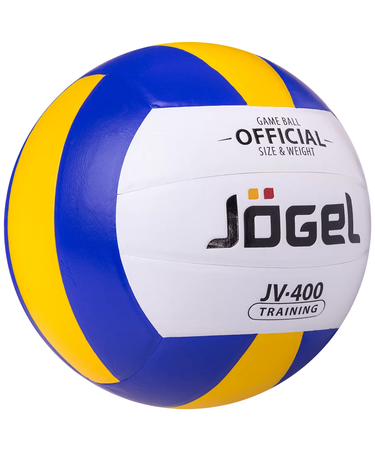 Фото Мяч волейбольный Jogel JV-400 синий/желтый 19093 со склада магазина СпортЕВ