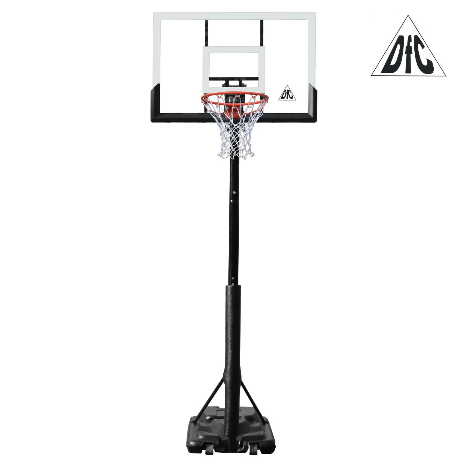 Фото Баскетбольная мобильная стойка DFC STAND48P 120x80cm поликарбонат со склада магазина СпортЕВ