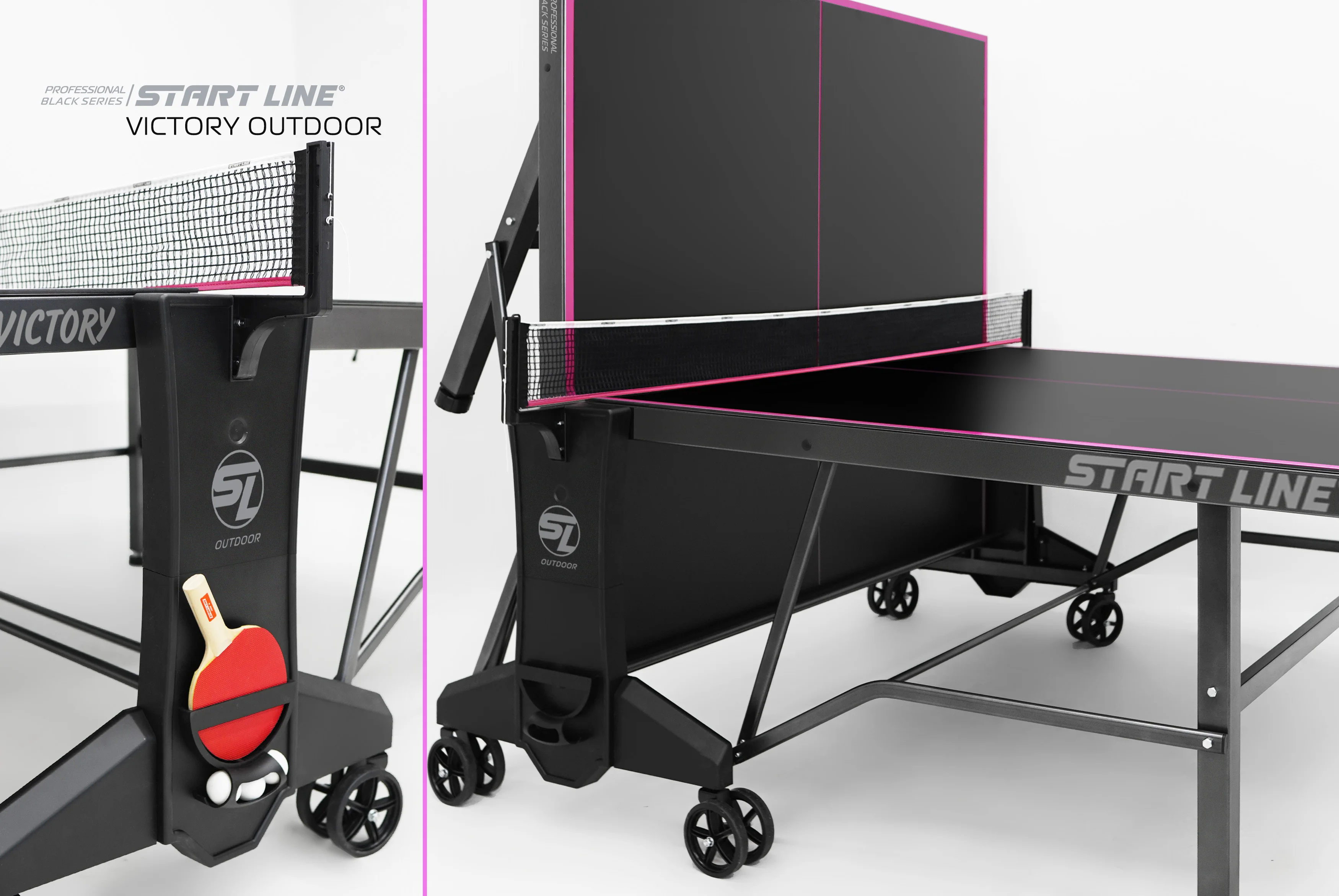 Фото Стол теннисный VICTORY 6 Всепогодный Black со склада магазина Спортев