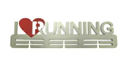 Медальница "I Love Running" 40 см МБВС01