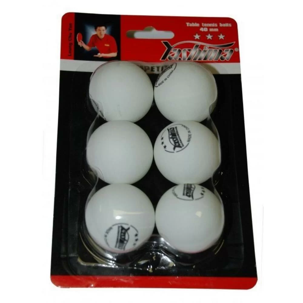 Фото Мяч для настольного тенниса Yashima 3* 40 мм (1 шт) 31003Р со склада магазина СпортЕВ