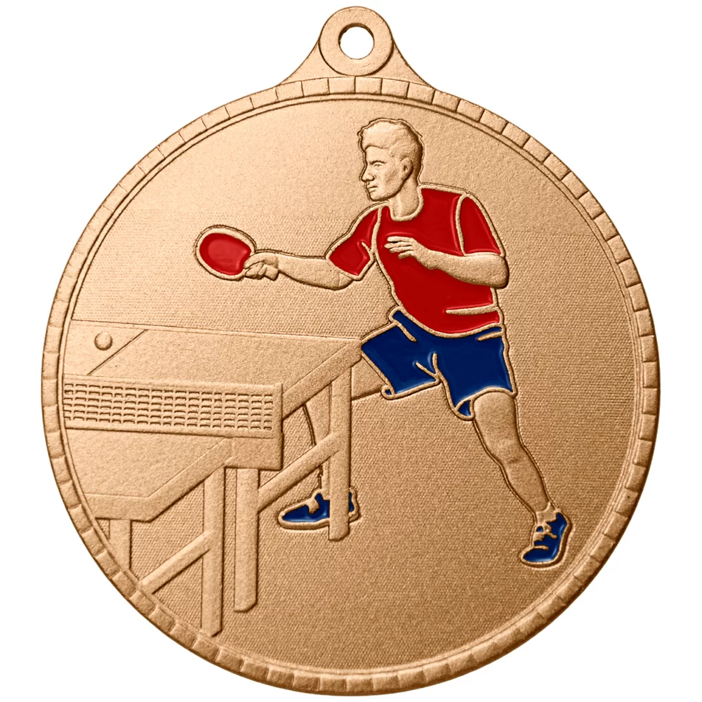 Фото Медаль MZP 572-55/В теннис настольный (D-55мм, s-2 мм) со склада магазина Спортев