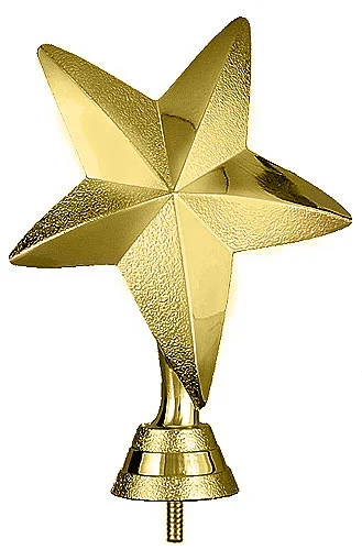 Фото Фигура 12221/G звезда одна большая (H-13см) со склада магазина Спортев