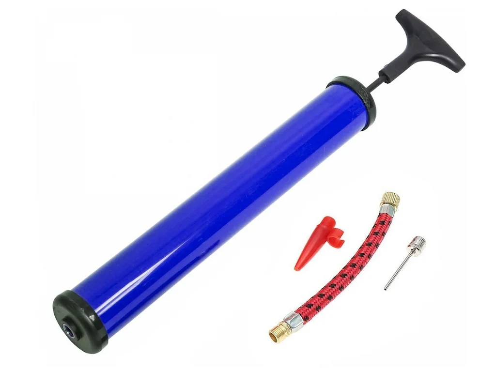Фото Насос SG806-12 для мячей синий 19067 со склада магазина Спортев