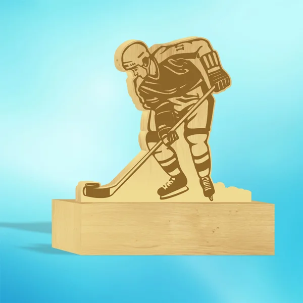 Фото Приз NF006 хоккей (дерево, H-190 мм) со склада магазина Спортев