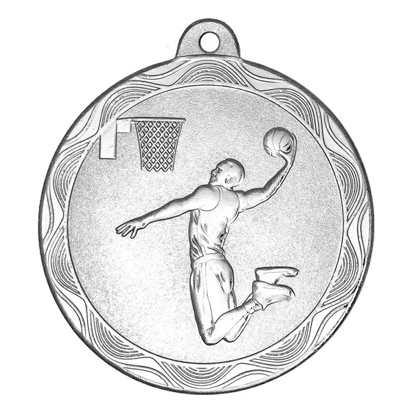 Фото Медаль MZ 63-50/S баскетбол (D-50 мм, s-2,5 мм) со склада магазина Спортев